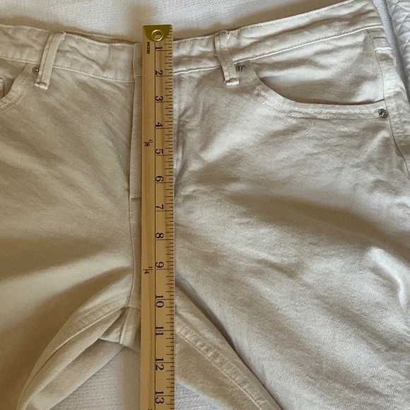 Free People We The Free Tennessee Low-Rise Boyfriend Jeans Size 30 Ecru - Picture 16 of 16